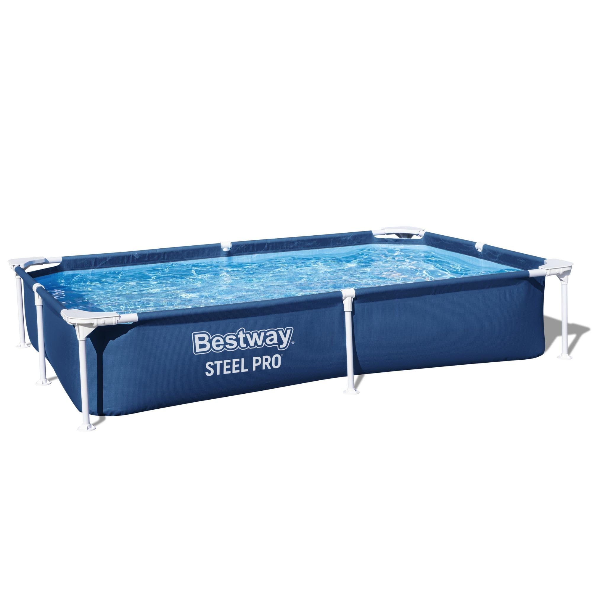 Bestway Steel Pro Pool, Swimming Pool, Rectangle Above Ground Fast Set Pool, Children’s Detachable Pool, Multiple Sizes
