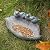 Bird-Feeder Wild Bird-Bath Bowl Outdoors - Garden Decor Polyresin Birds on Leaf 12.4 * 7.5 * 4.1 Inch-Newman House Studio