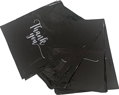 Miniatura 5 de Bolsas de tienda de mercancías de agradecimiento, diferentes tamaños de 9 x 12 pulgadas, 12 x 15 pulgadas, 15 x 18 pulgadas y 1.25 mil. Paquetes