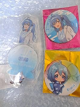 Amazon.co.jp: カラフルピーチ×極楽湯 るなさん アクリルスタンド&缶