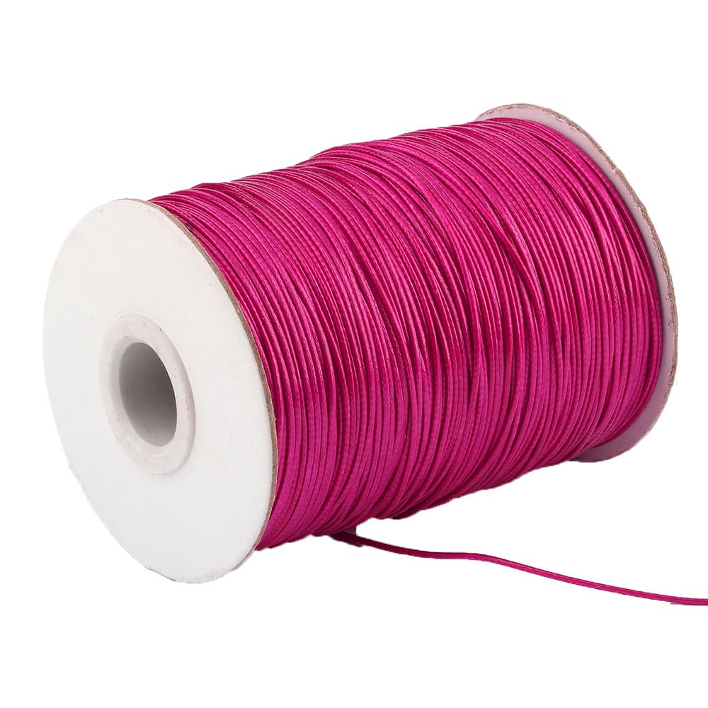 1 rouleau de cordon ciré en coton ciré multicolore élastique en nylon - 4 mm x 40 m - Cordon ciré - Pour bricolage, collier, bijoux, artisanat (4#)