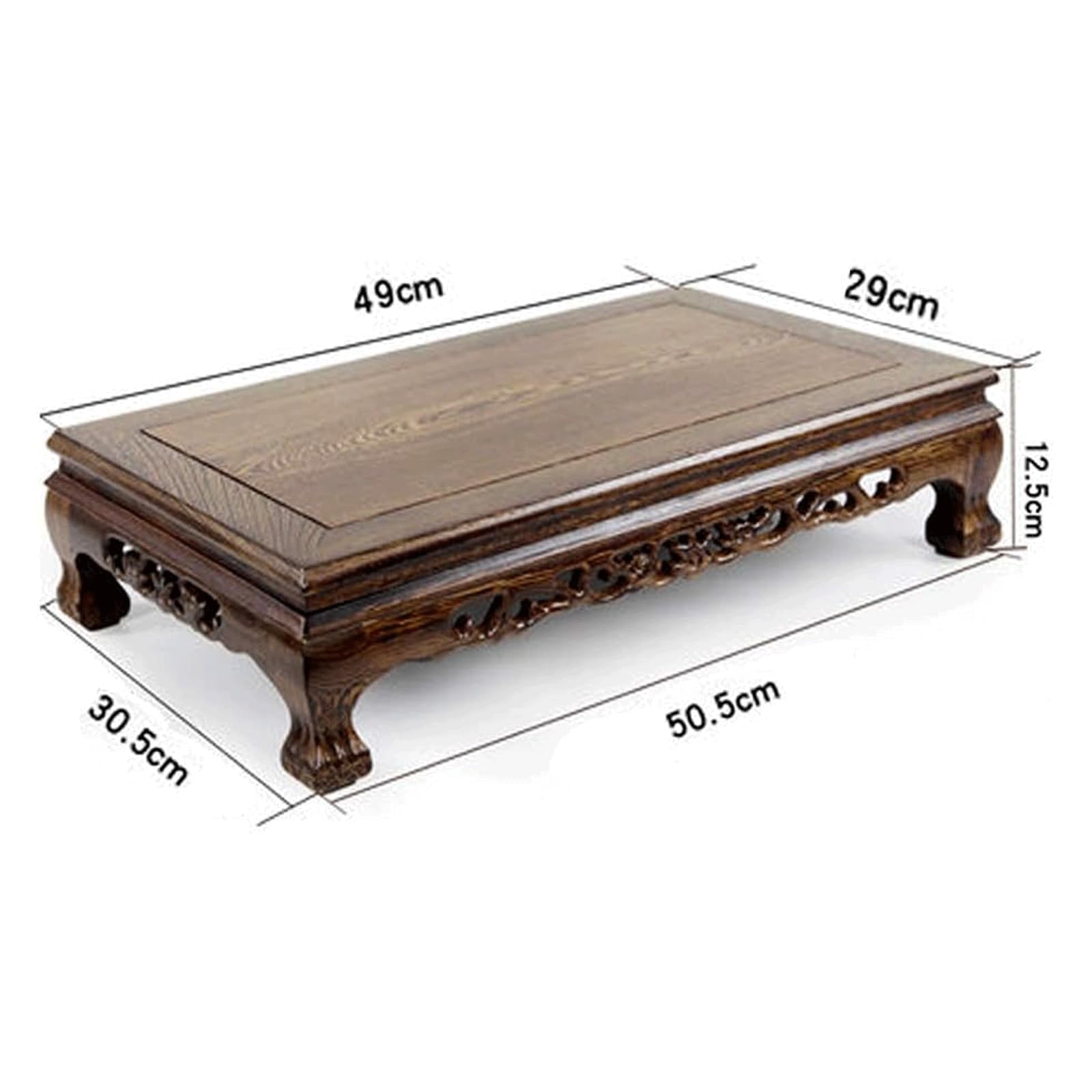 Floor Table Desk Rectangular Coffee Table Solid Wood Low Table
