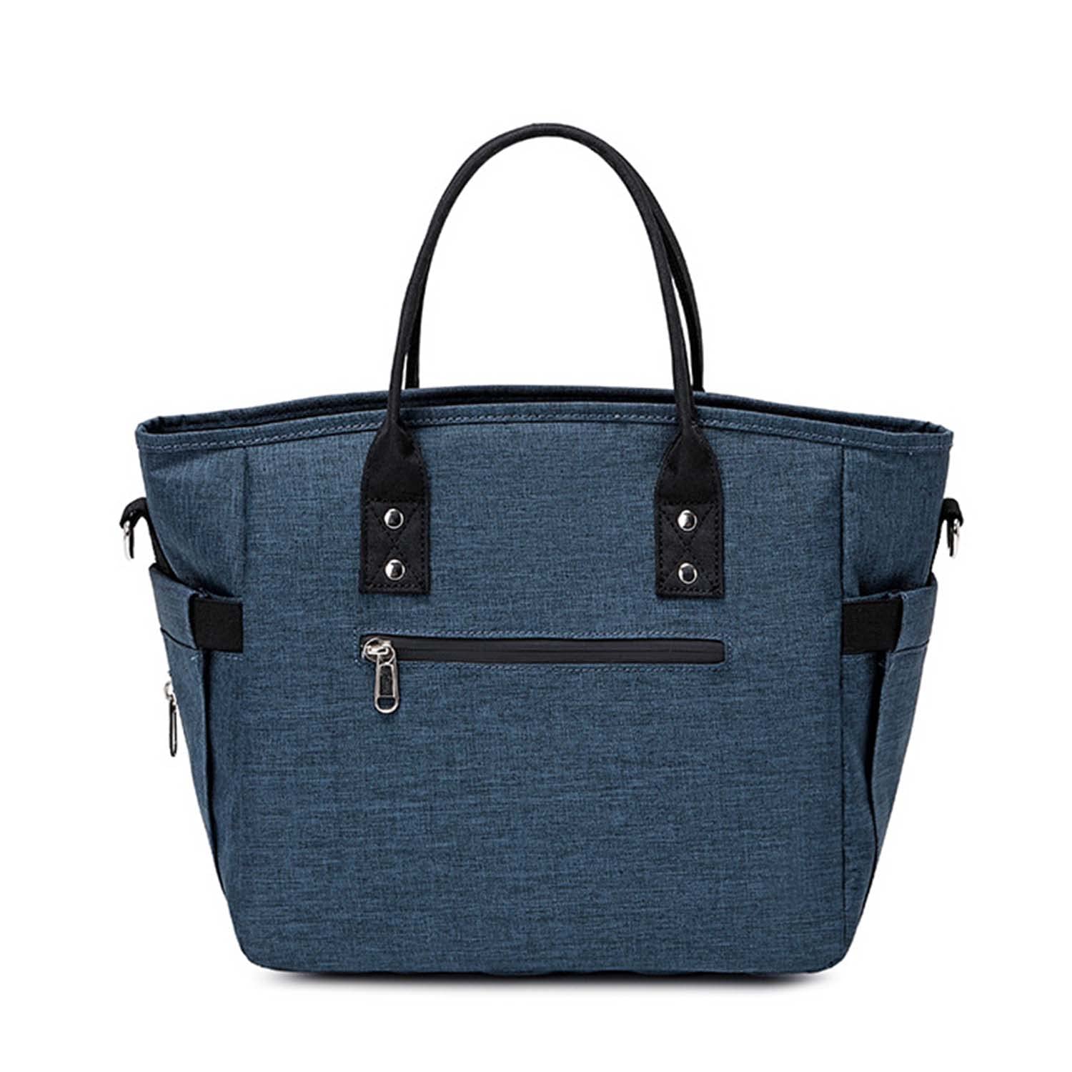 Bolsas de Almuerzo Cruzadas con Aislamiento Portátil Bolso de Tela Oxford Impermeable Contenedor de Almacenamiento Térmico Bento de Alta Capacidad para Alimentos