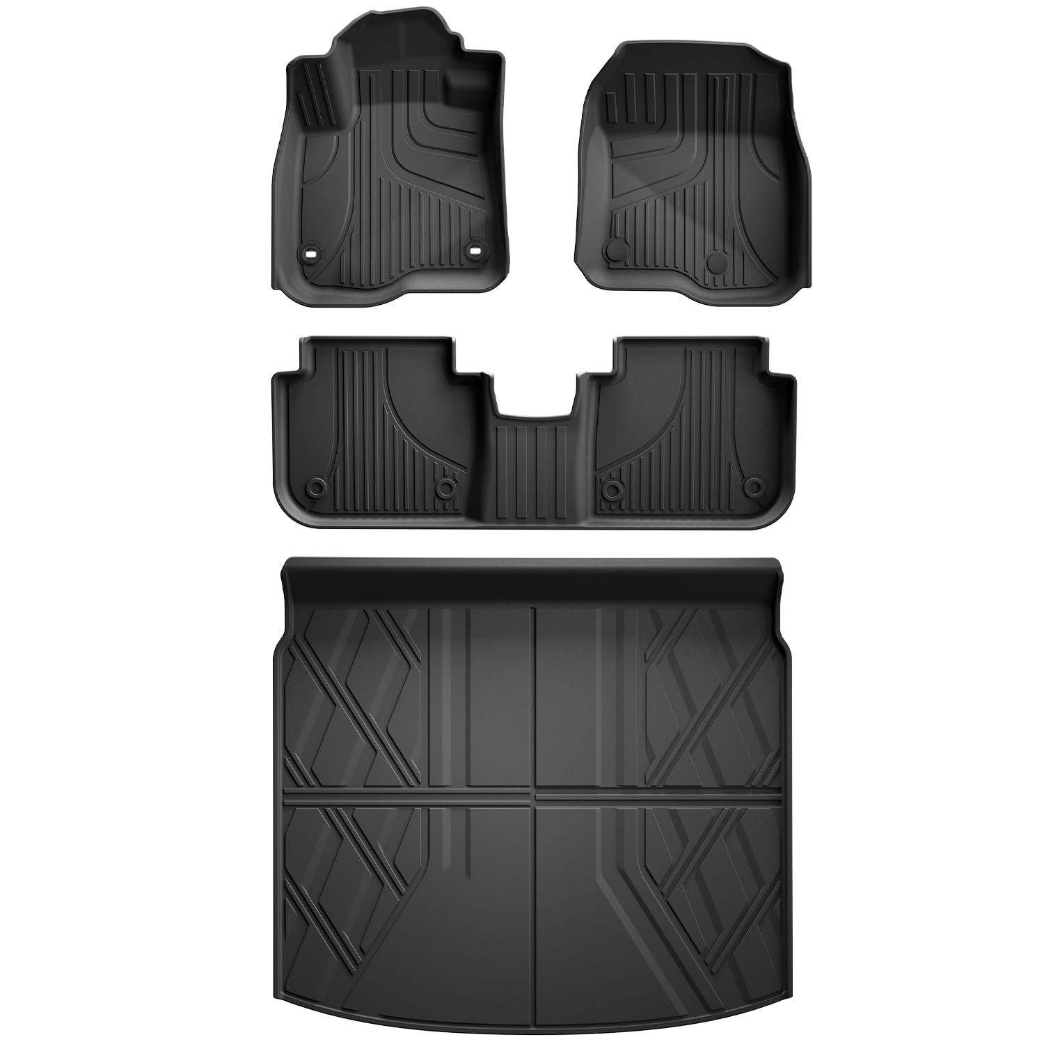 TTX LIGHTING floor mats and cargo liner for Honda CR-V 2023-2026 upper deck