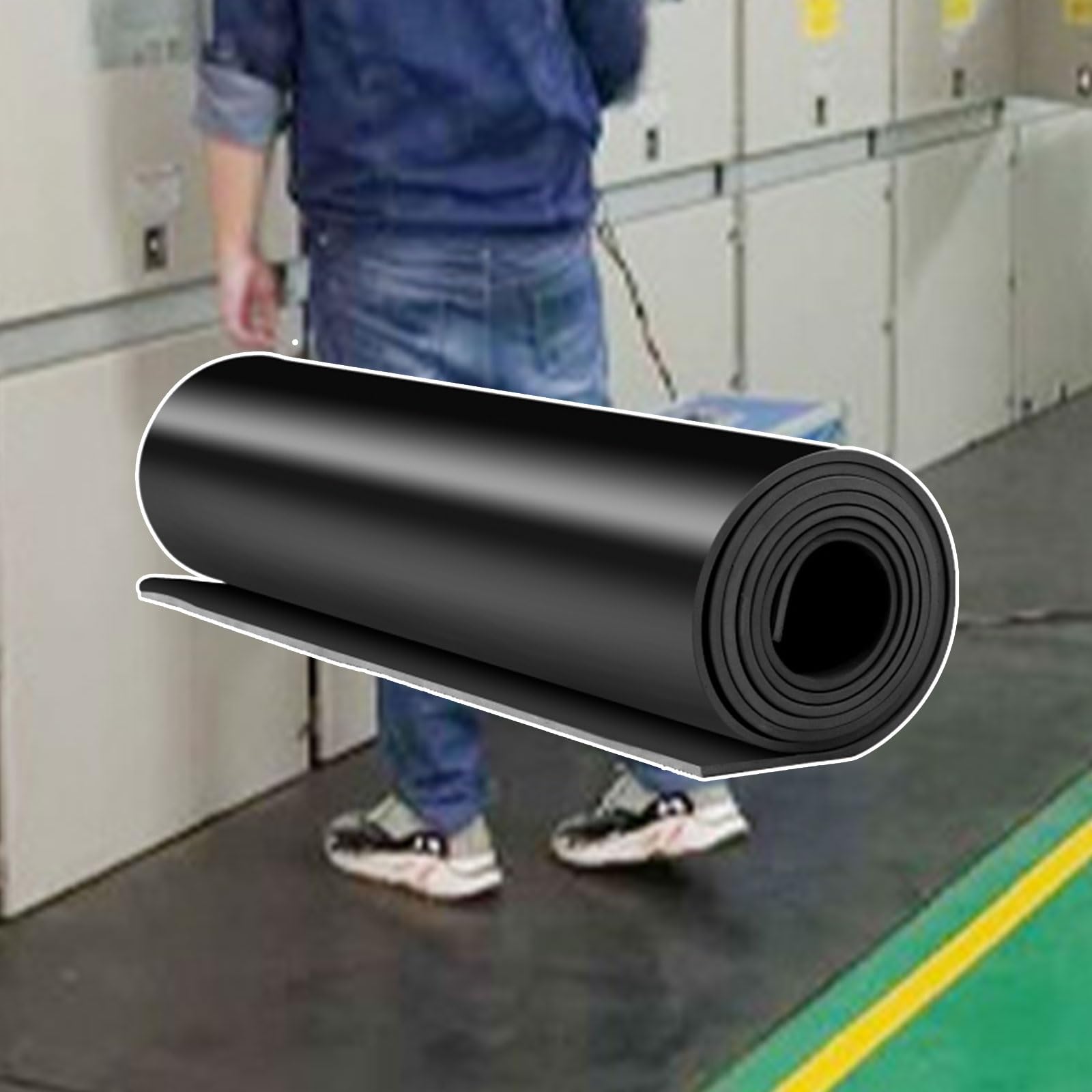 Tapis de sécurité haute tension 10 mm protection de vos chantiers