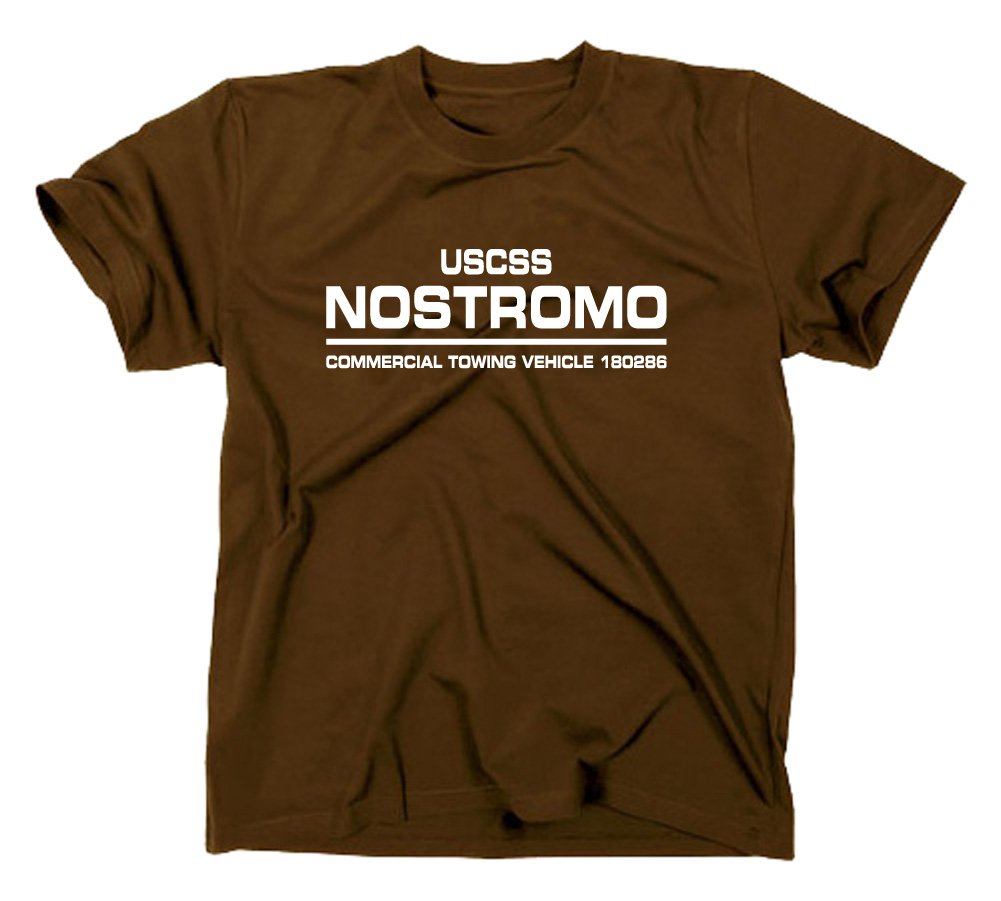 Styletex23 Men's Brown Uscss Nostromo T-Shirt, M