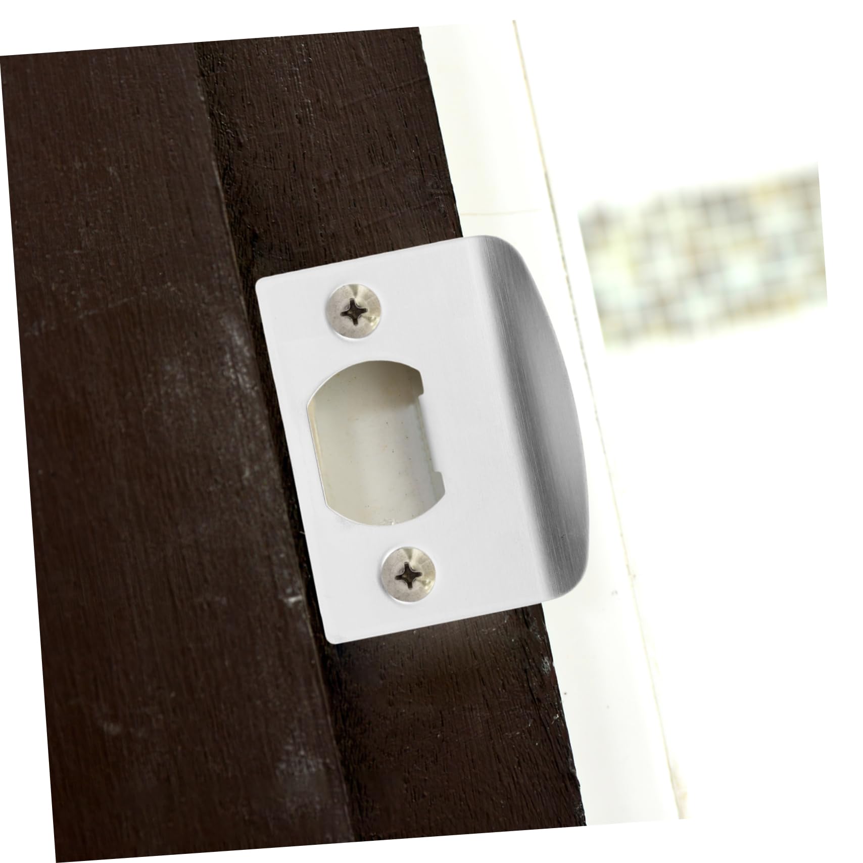 DOITOOL 5 Ensembles Guide De Porte Gâches Pour Portes Intérieures Cylindre De Serrure À Combinaison Avec Loquet À Clé Boutons De Porte Quincaillerie De Porte Pince 8 pièces * 5