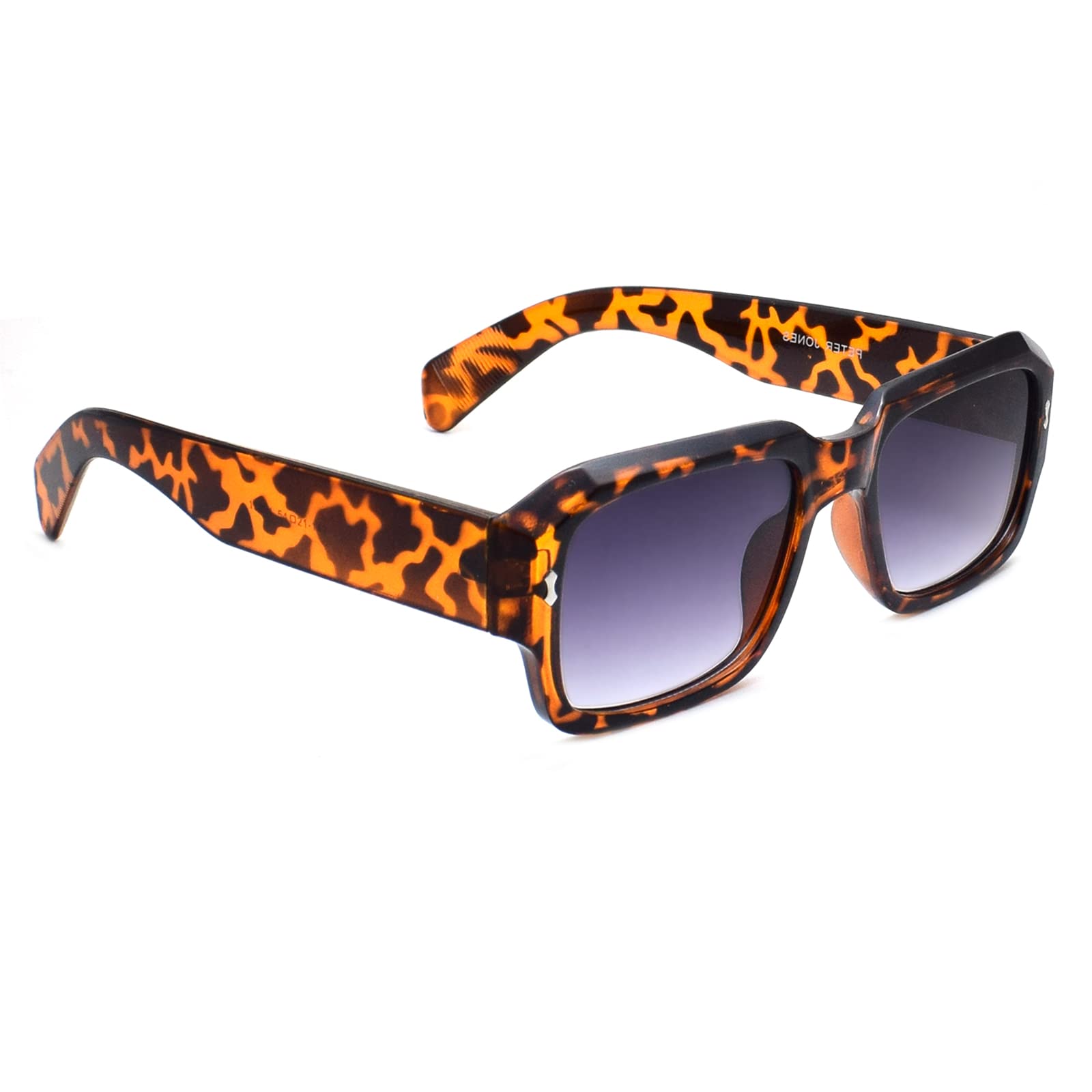 Peter JonesUv Protected Stylish Unisex Badshah Style Square Sunglasses (13031)
