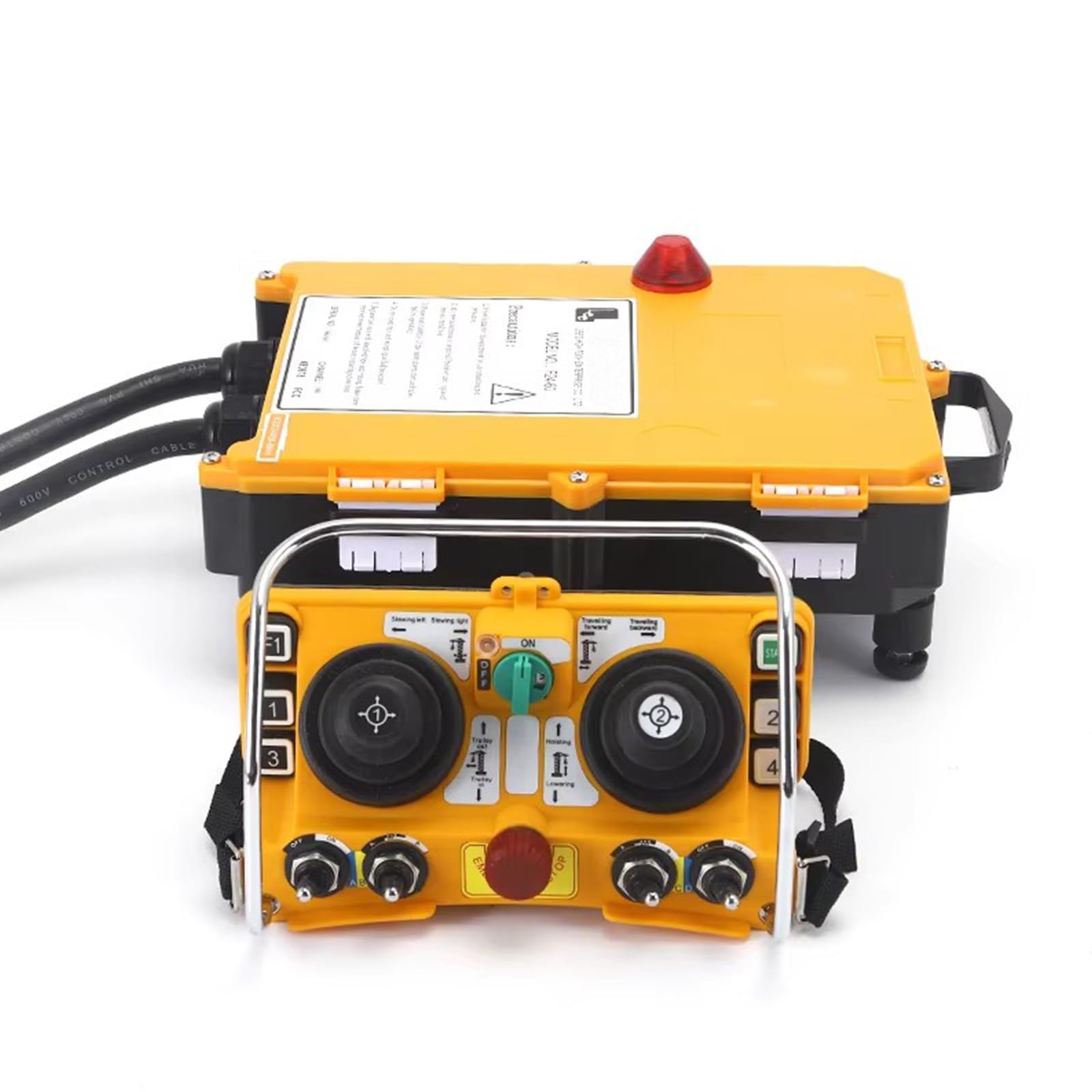 Przemysłowy hydrauliczny joystick pilot zdalnego sterowania do napowietrznego elektrycznego podnośnika, nadajnika i odbiornika do podnoszenia ciężkich zastosowań