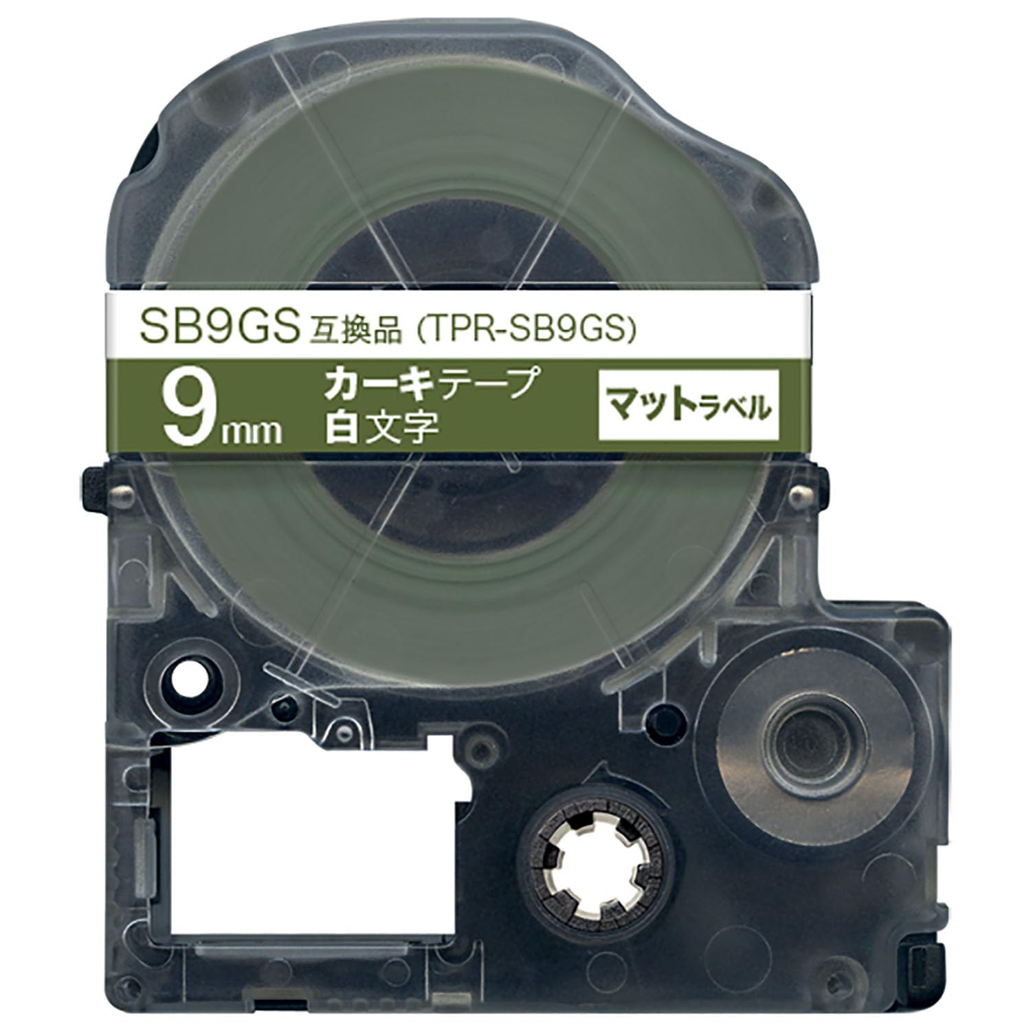 King Jim Tepra PRO Label Tape, 9mm Khaki Matte