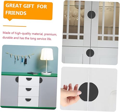 Miniatura 8 de Uonlytech Perillas semicírculas para gabinetes Decoración casera única Metal Semicírculo Manija al azar