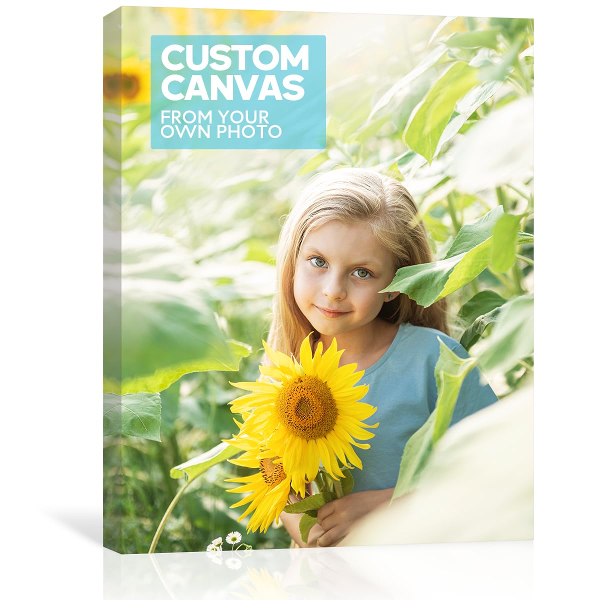 GMissT Canvas Prints With Your Photos - Personalized Pictures On Canvas Custom Poster for Home Decor - Floating Frames & Gift Wrapping Available