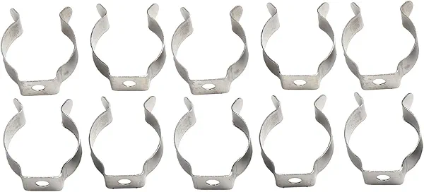 10Pack Spring Terry Clips Set,Magnetic Clamps and Holders for Indoor/Outdoor Organization, Includes 5/8", 1/2", and 3/4" Clips for Kitchen, Garden, Garage Tools, Broom & Mop Storage(19mm)