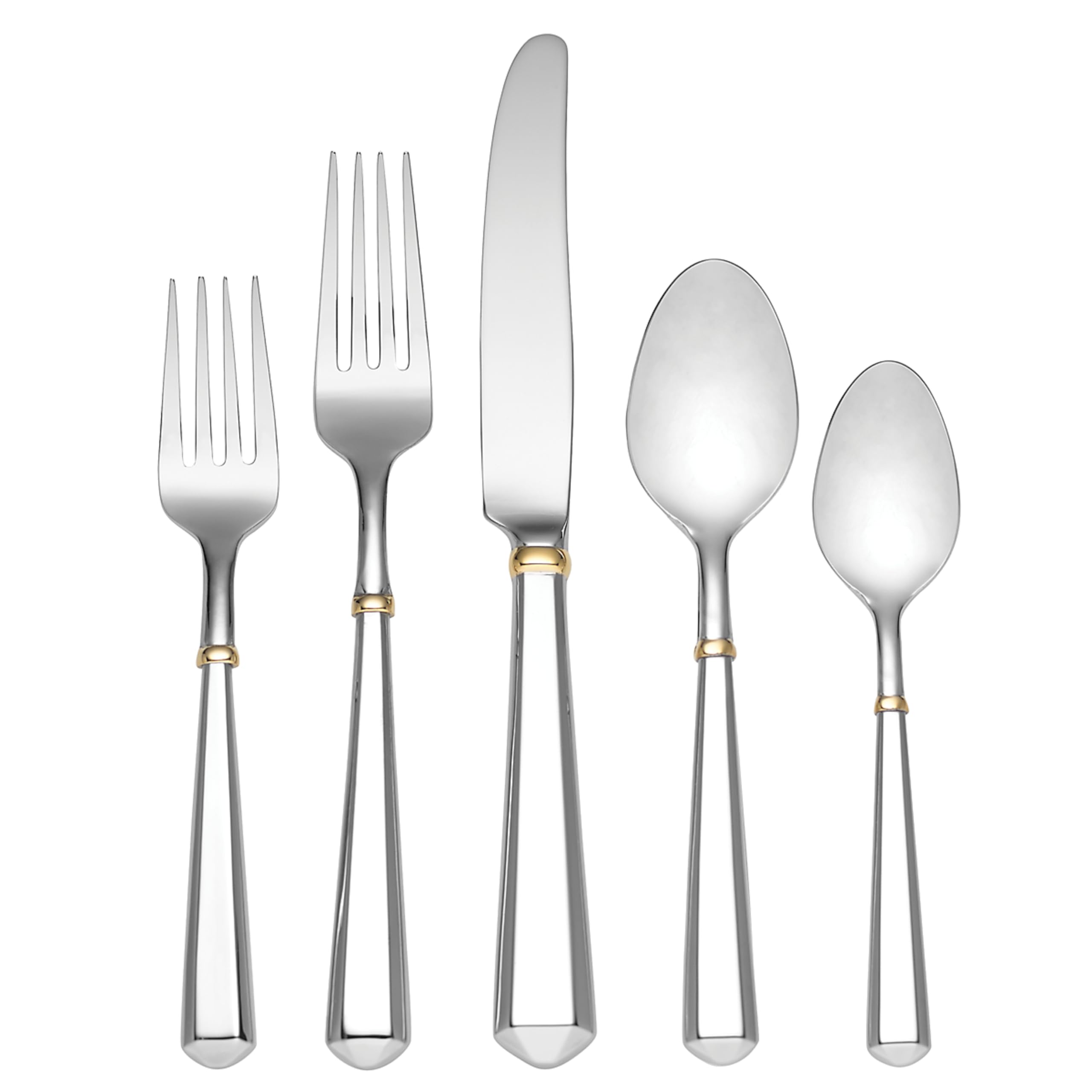 kate spade new york ♤﻿フォーマル 3点セット Amazon.com | Kate Spade New York Todd Hill Gold 5-Piece Flatware