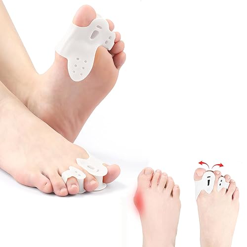 Miniatura 1 de Almohadillas para juanetes para llevar con zapatos, paquete de 4 protectores de cojín de gel para juanetes, almohadillas de dedos grandes, protector