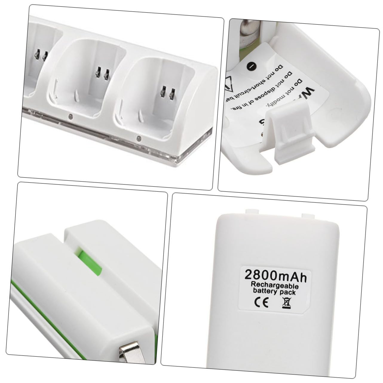 Homoyoyo Batería De Luz Azul Cargador De Batería De Ranuras Adaptador De para Cargador De Inteligente para Recargables De