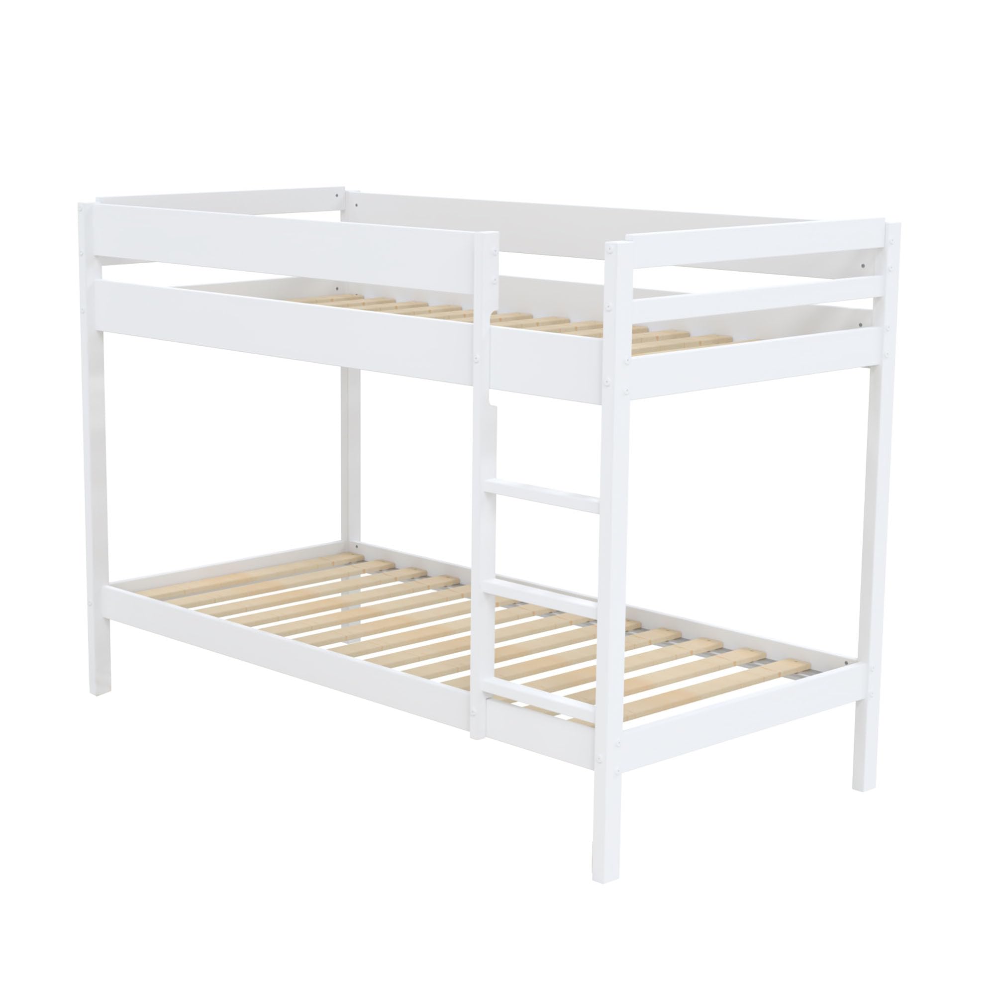 WEBER INDUSTRIES Letto a castello, 90 x 190 cm, colore: Bianco