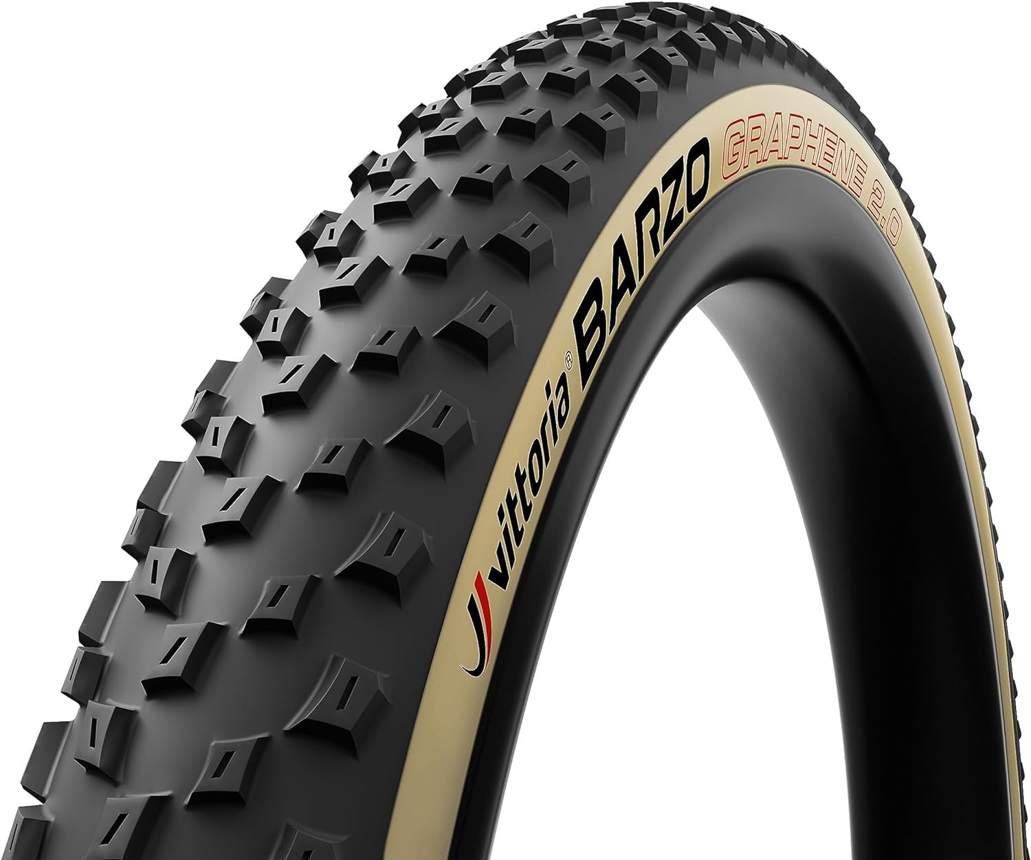 'Vittoria Barzo TLR G2.0 Mountain Bike/MTB/XC Tyre: Brown/Black/Black 29 Inch 29X2.25'''