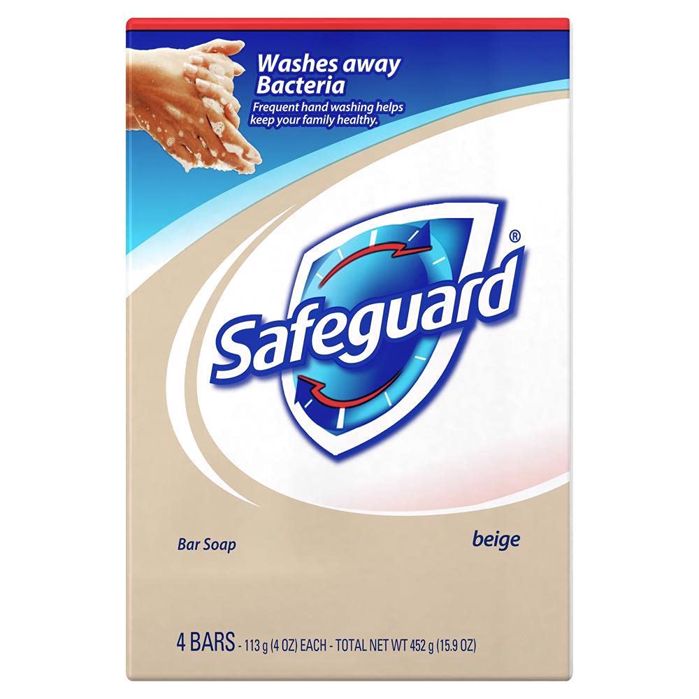 Safeguard Deodorant Antibacterial Deodorant Soap, Beige, 16 Ounce