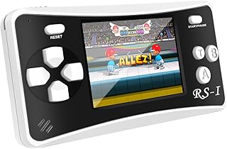 Handheld Games for Kids Adults 2.5 Inch LCD Retro Games Console with 152 Classic Video Games Support AV Output, Electronic Travel Games Player for Birthday Xmas Gift (Black with 152 Games)