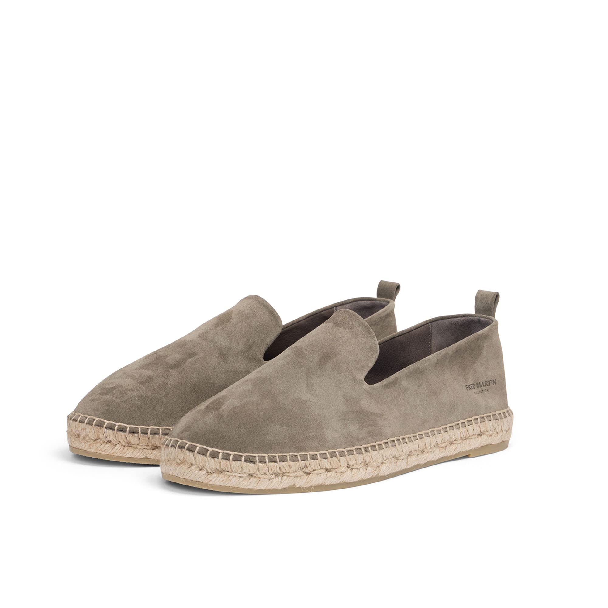 Fred Martin Collection, męskie espadryle z zamszu i juty