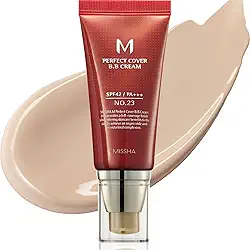 BB Cream M Perfect Cover Missha Natural Beige - 23