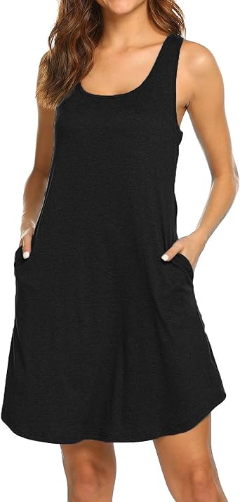 Sleeveless racerback dress Clearance