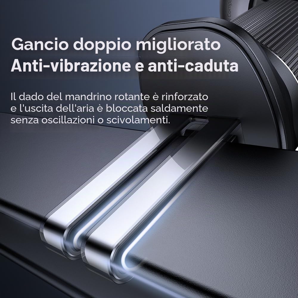 Mcdodo Supporto per cellulare auto con funzione di ricarica e cavo da 15 W per supporto auto Magsafe, funzione di ricarica compatibile con auto, magnete senza fili, per iPhone 15, 14, 13, 12