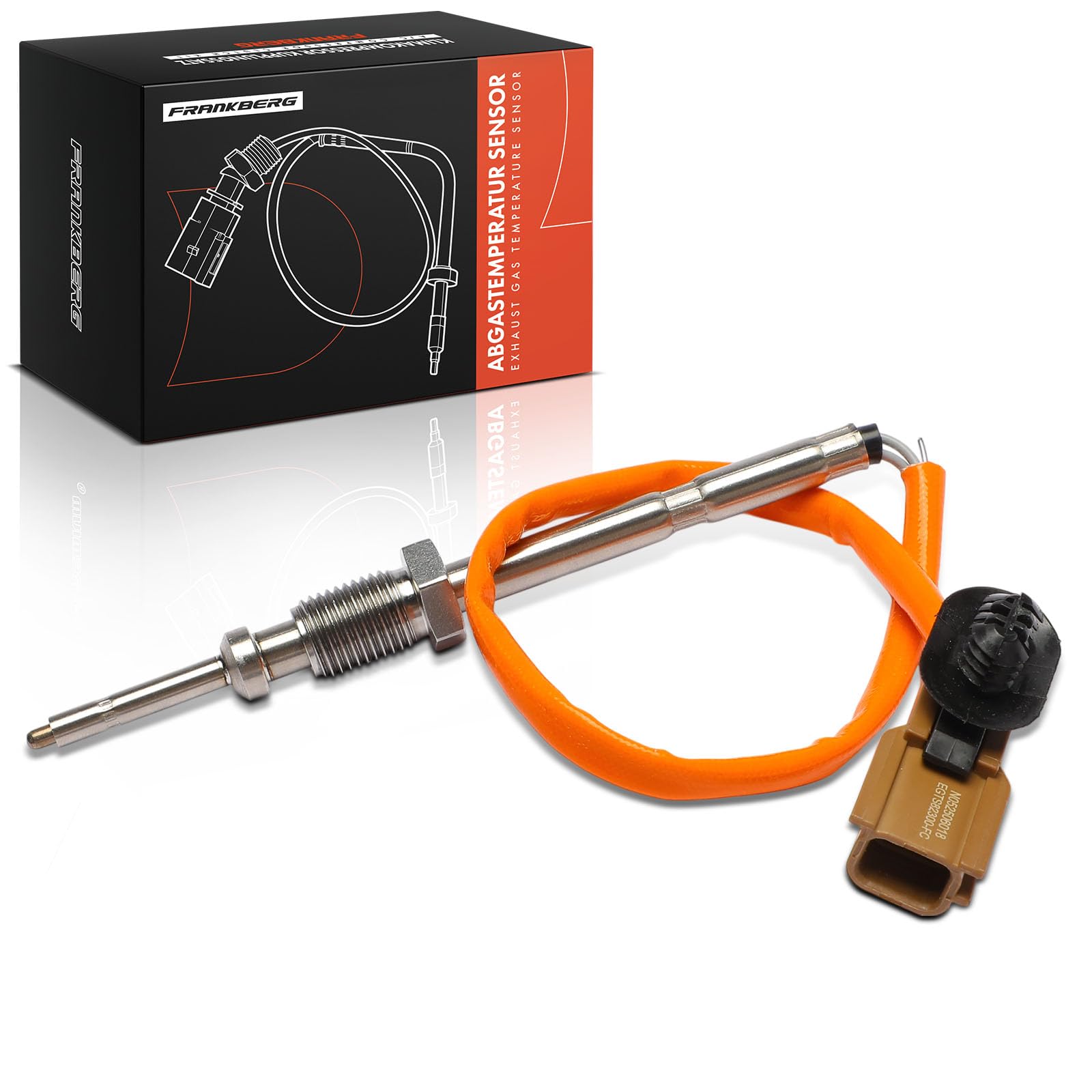 Frankberg Capteur de température des gaz d'échappement, | Compatible avec: M.e.g.a.n.e IV Hatchback B9A/M/N, Trafic III plateau/châssis EC, Grand Scénic III JZ0/1, Talisman LP