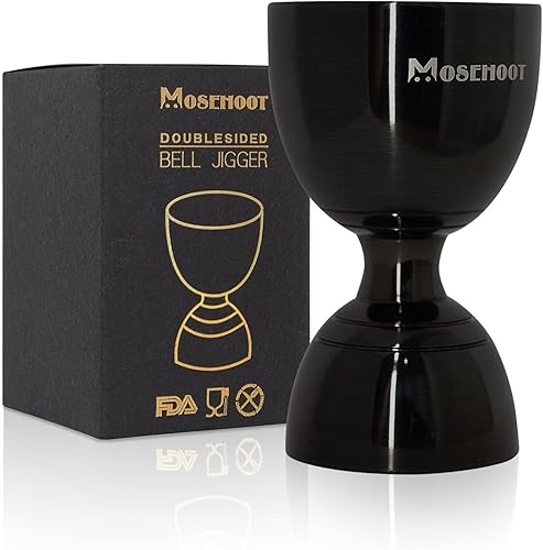 Jigger para bartending, Bar Jigger 2 oz 1 oz cóctel medición, acero inoxidable 304 doble jigger herramientas de medición de alcohol