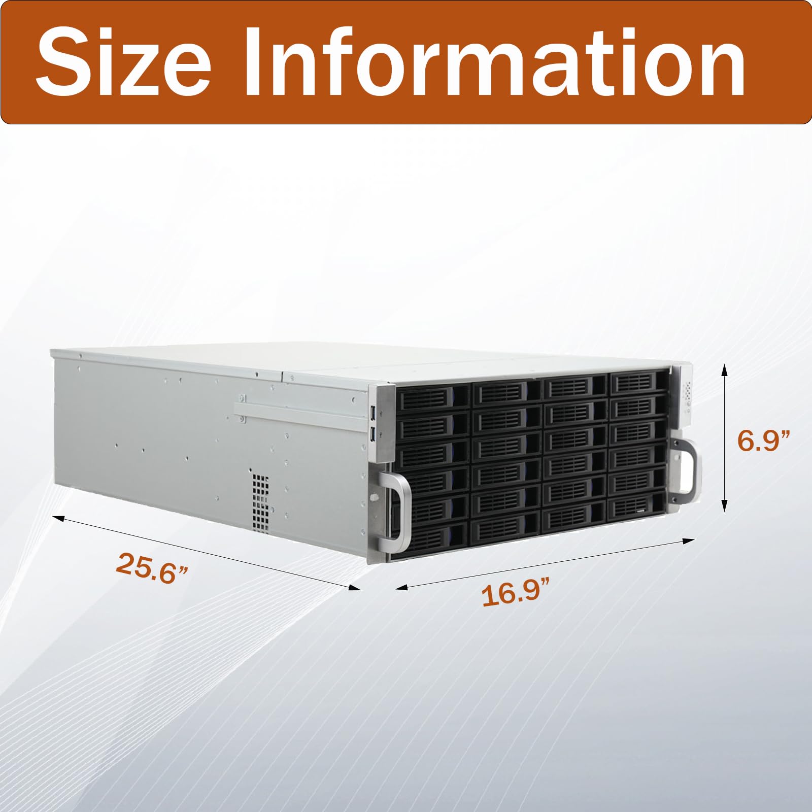 Amazon.com: Server Case 4U, 4U Server Chassis with 24 Hard-Drive