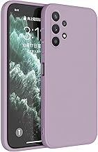 Topme Mobile Phone Case for Samsung Galaxy A32 4G (6.4 Inches) Protective Case, Skin Protection, Made of TPU Silicone Case - Grass Purple