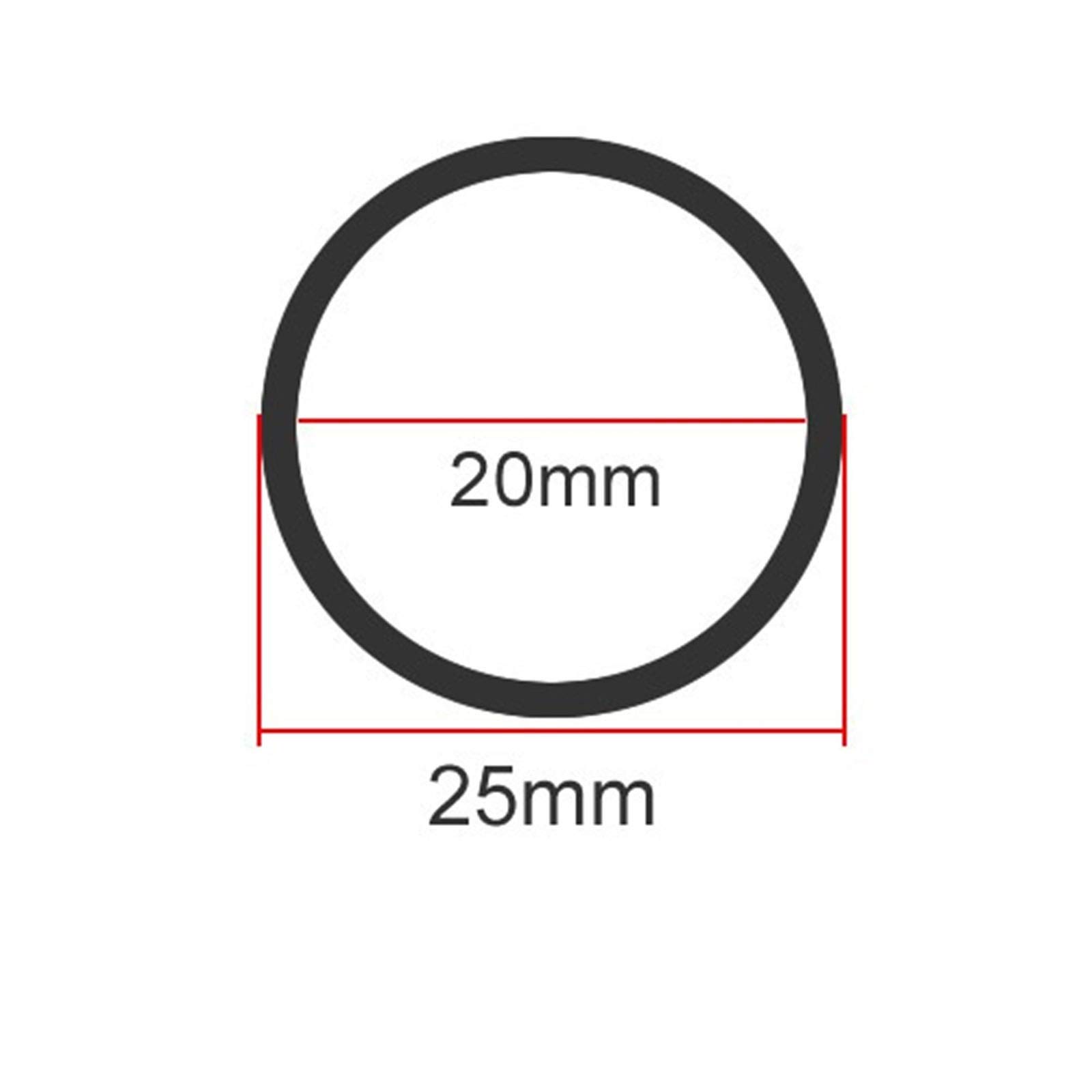 Produktbild von 304 Edelstahlrohr Nahtlos – 12–25 Mm Außendurchmesser, 500 Mm Länge, 1,5 Mm Wandstärke, Für Bau, Werkstatt & DIY