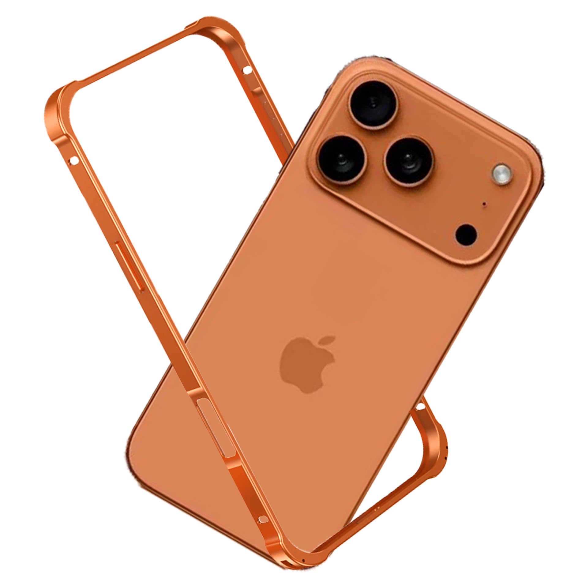 Amazon.co.jp: iPhone 17 Pro Max用 バンパーケース メタル - 背面なし