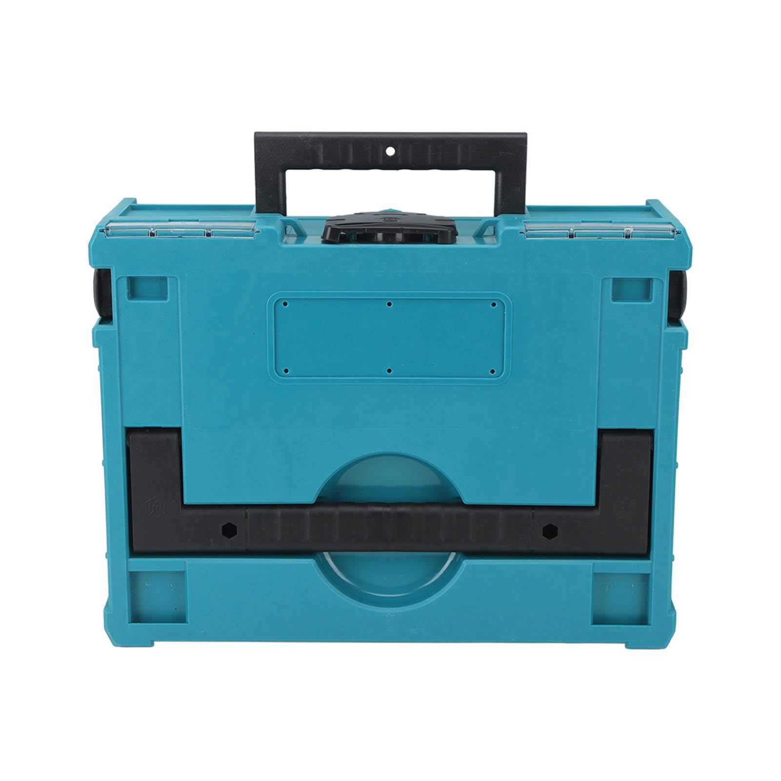 Skrzynka na Elektronarzędzia o Udźwigu 40 Kg Duży Organizer z Podwójnymi Uchwytami do Użytku w Domu i Garażu Materiał ABS 15,6 X 11,6 X 4,7 Cala