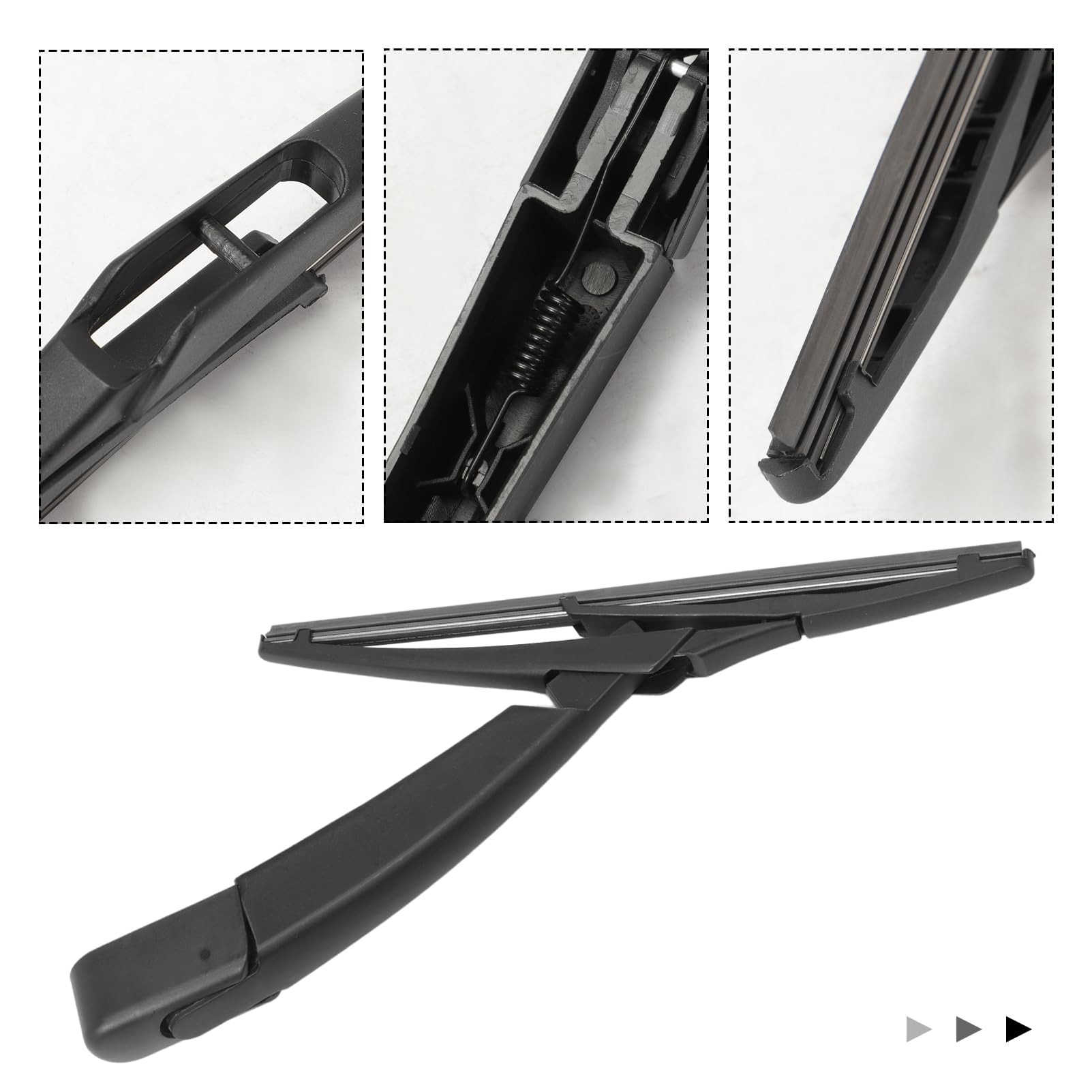 limpiaparabrisas trasero para Megane 4 2016-2022 Brazo y escobilla para limpiaparabrisas trasero Megane IV MK4