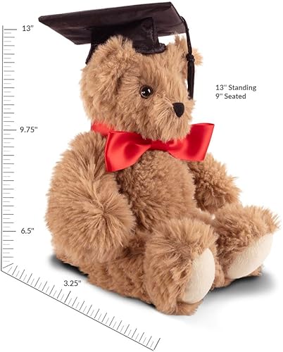 Miniatura 12 de Oso de peluche súper suave y adorable de Vermont Teddy Bear, 20 pulgadas, color café, 18" Oso marrón almendra de 18