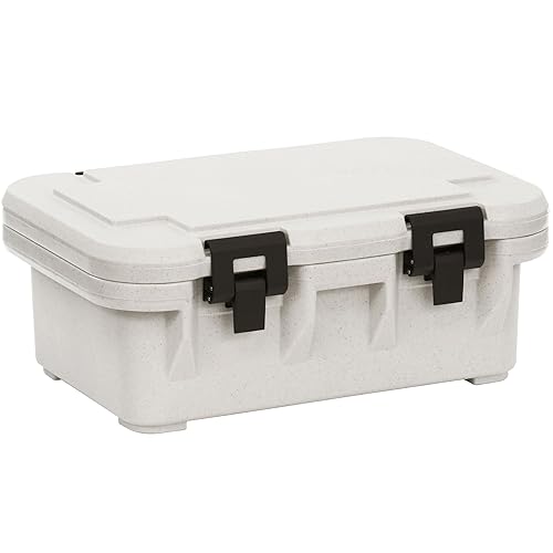 Miniatura 8 de Cambro Transportador aislado de bandeja de alimentos – Caja caliente de 6 pulgadas de profundidad y calentador de alimentos para catering