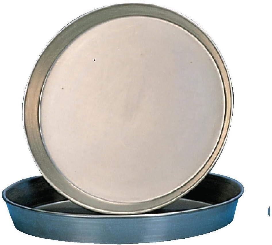 Black Iron Pizza Pan 12In Non Stick Baking Round Oven Tray Commercial Heavy Duty