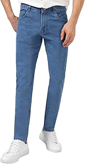 Urbano FashionMen's Slim Fit Denim Jeans Stretchable