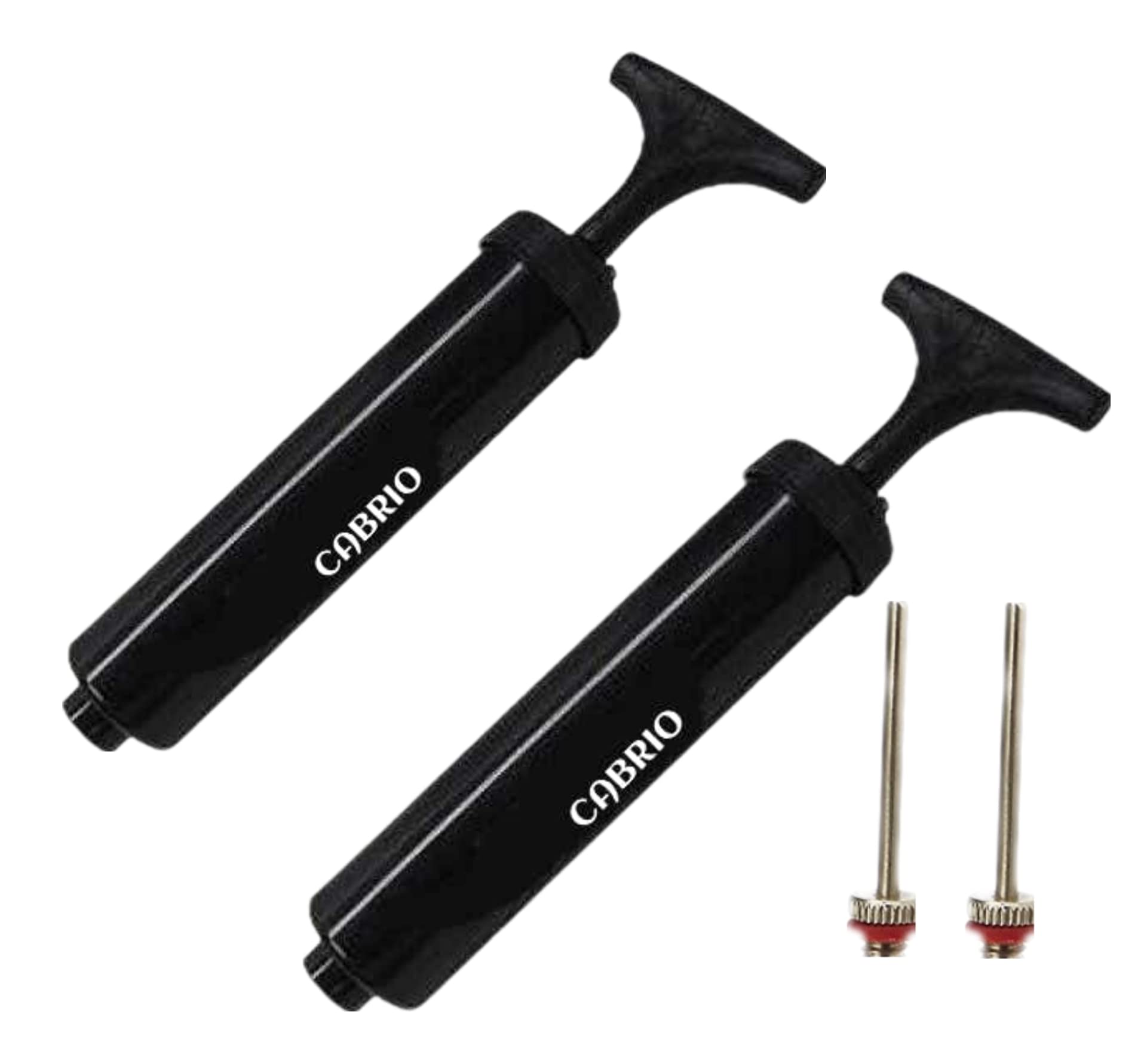 CABRIO Combo of 2pcs of 6" inch Mini Football Volleyball Basket Ball Sports Ball refiling air Pump Hand Pump with pin-image-23