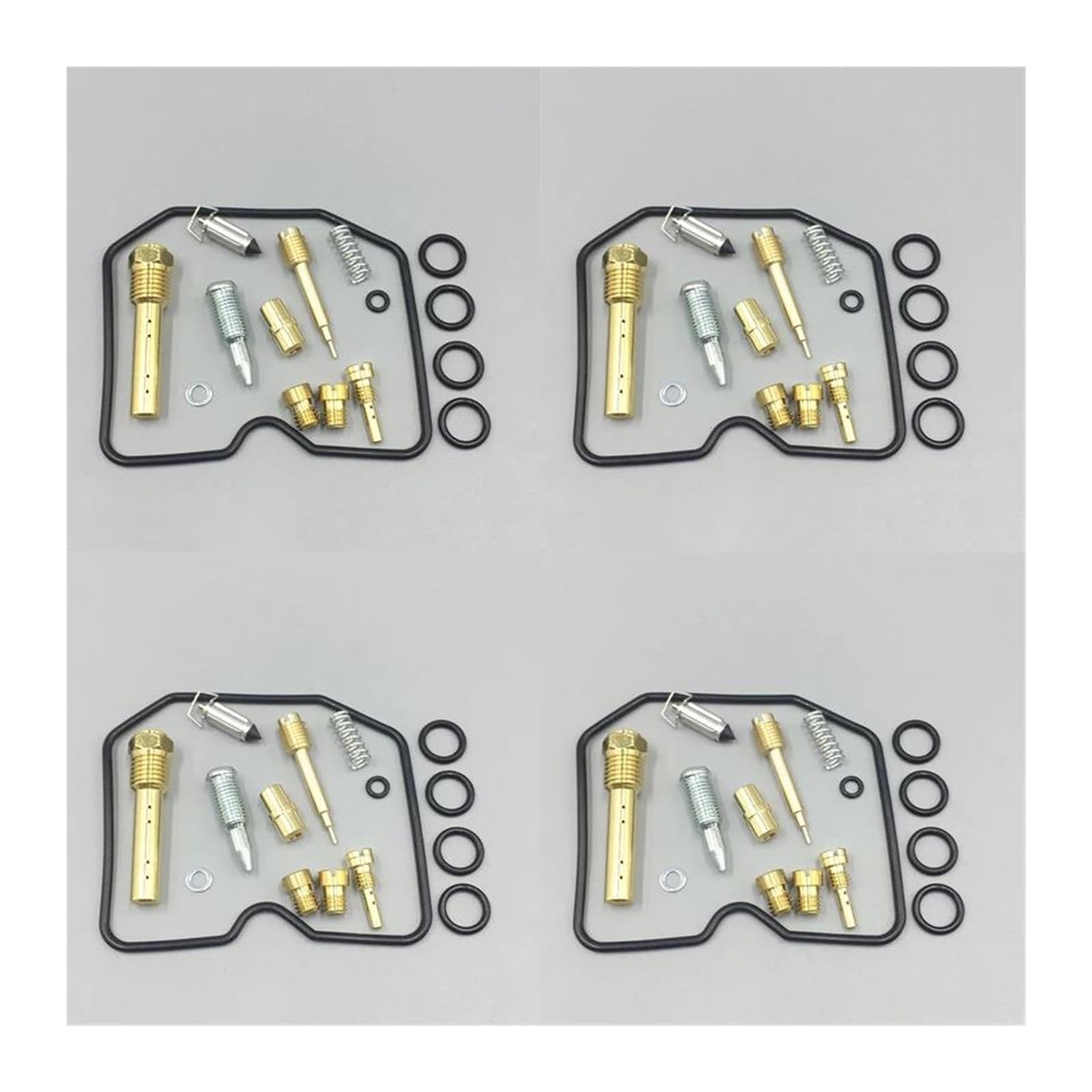 4X Carburetor Repair Kit Float Vacuum Diaphragm for 1997 Year for YAM&AHA FZ400 4YR FZ 400(4 Set C)