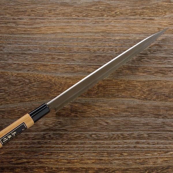Sashimi Hocho (Yanagiba Kitchen Knife) 270mm (abt 10.6 Inch) for Right Hander, Blade Edge : Ginsan