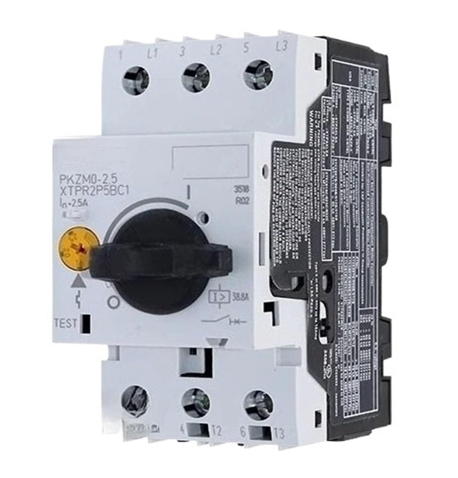 Disjoncteur moteur PKZM0-2.5 tripolaire XTPR2P5BC1 pour armoire electrique