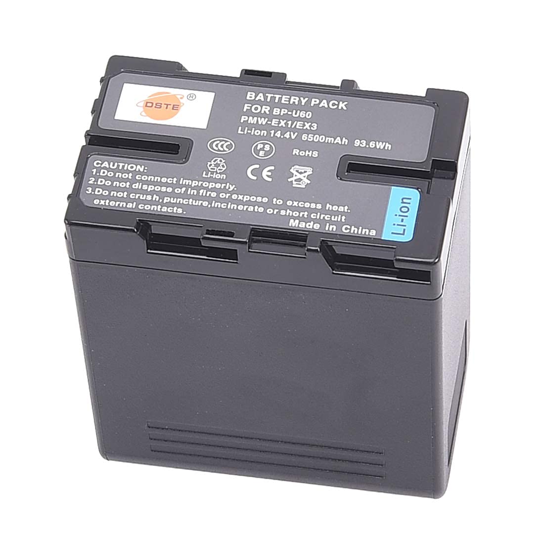 DSTE BP-U60 Batería + LCD Cargador Compatible para Sony PMW-150P,PMW-160,PMW-200,PMW-EX1,PMW-EX1R,PMW-EX3,PMW-EX3R,PMW-EX160,PMW-EX260,PMW-F3K,PMW-F3L,PXW-X180