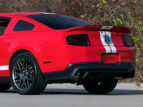 Rvinyl Cubiertas de tinte de luz trasera compatibles con Ford Shelby GT500 2010-2012 - Humo