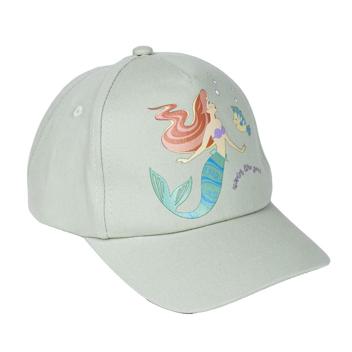 CERDÁ LIFE'S LITTLE MOMENTS Gorra Infantil de La Sirenita, Azul, Talla única Unisex niños