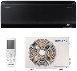 Ar-condicionado Split Inverter 18000 Btus Samsung Windfree Connect Black High Wall Quente e Frio Ar18csecabtnaz/ar18csecabtxaz 220v