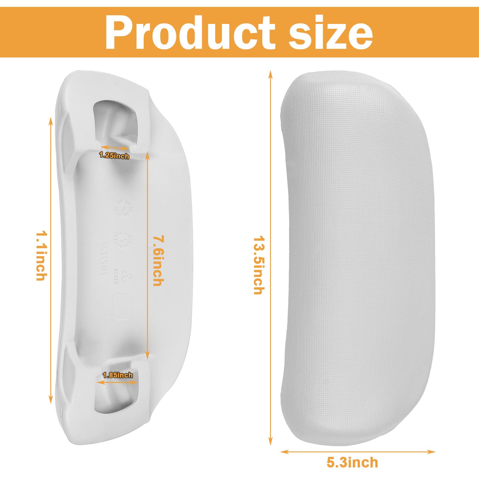 3 Pack 77228 1411501 Spa Hot Tub Head Pillow Replacement for Spa Highlife Series Head Pillows (2014 to Current), Compatible with Watkins Spa Neck Pillows Hot Tub Pillows