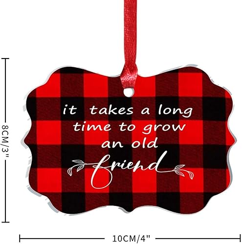 Miniatura 2 de Takes A Long Time to Grow a Old Friend Adornos de Navidad para mejor amiga, mejor amiga, hermana, mejores amigos, adorno de árbol de Navidad,